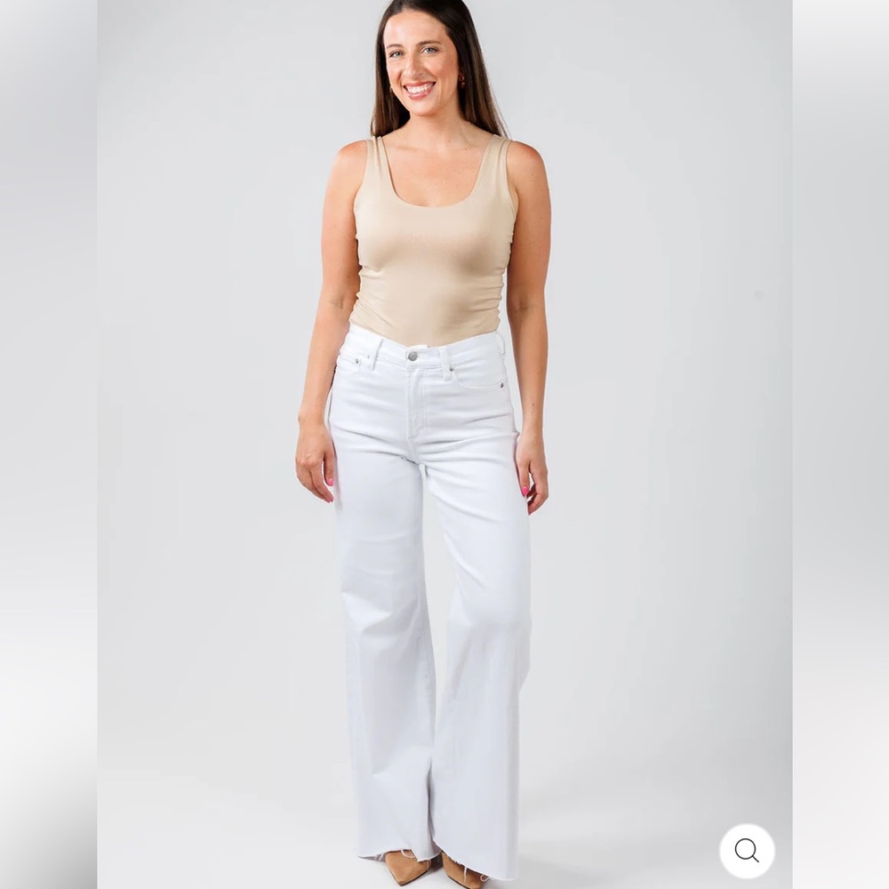 🌟3 for $30🌟|  NWOT | Barbara Katz | Micro Tank | Shimmer Cream | M 🕗